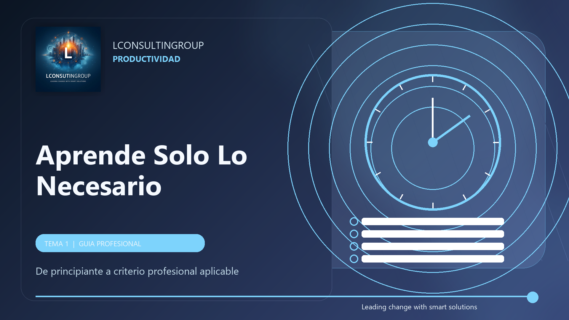 Caratula de Aprende Solo Lo Necesario