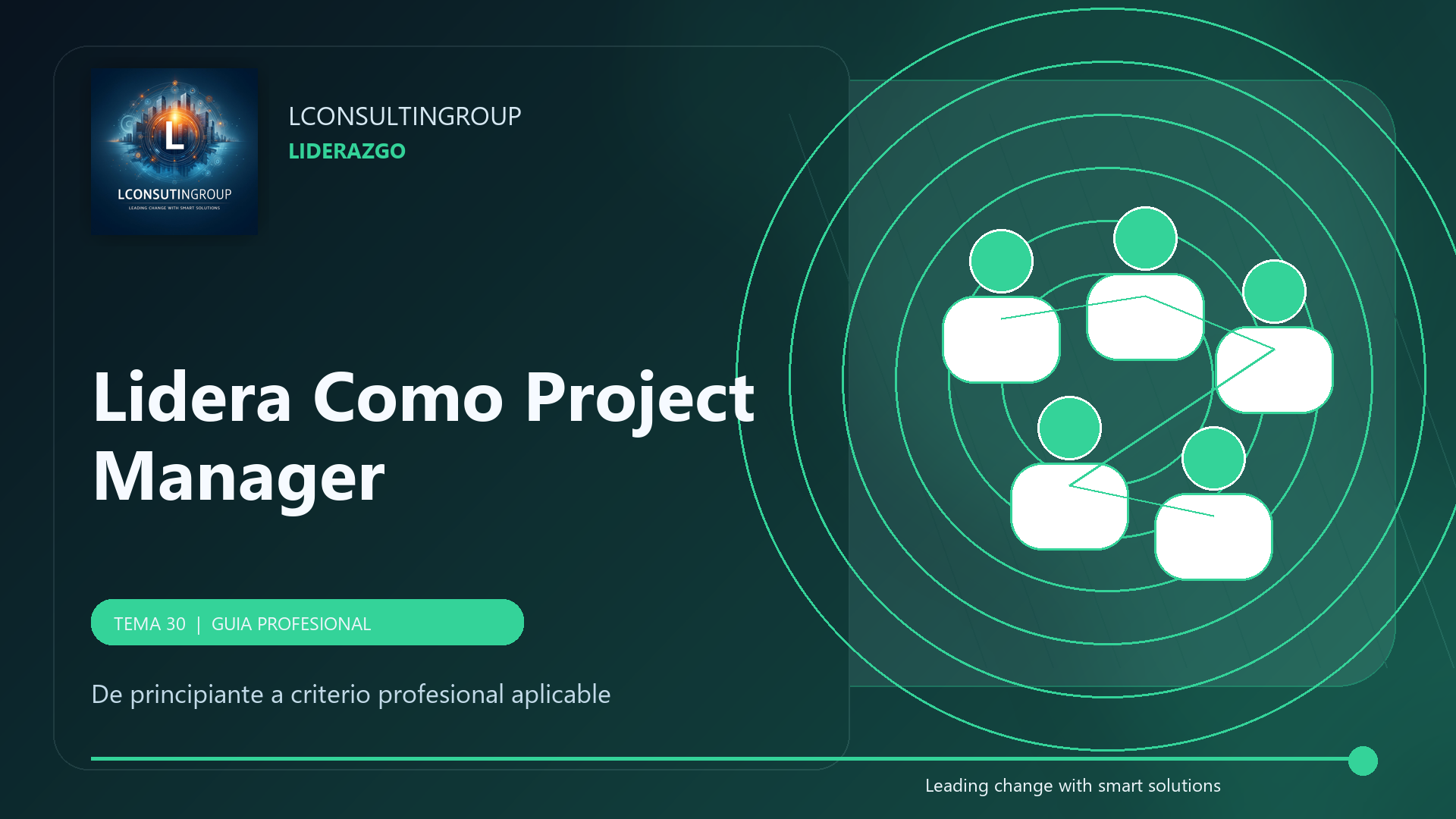 Caratula de Lidera Como Project Manager
