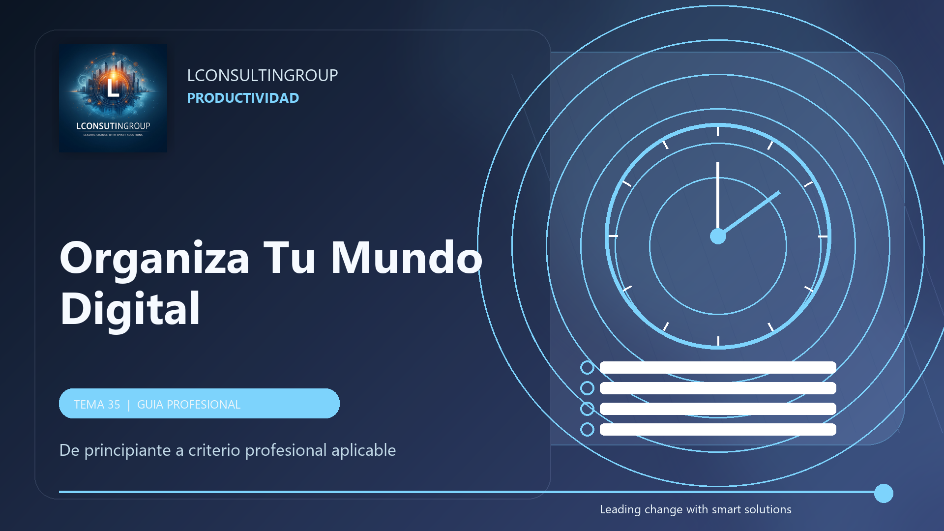 Caratula de Organiza Tu Mundo Digital