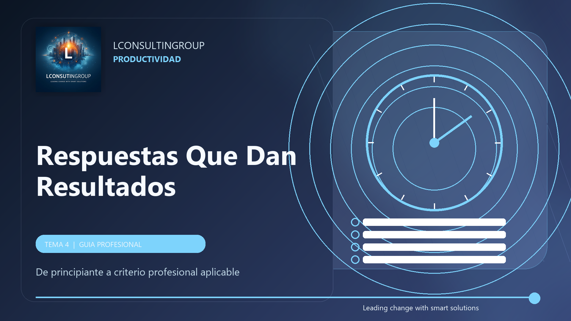 Caratula de Respuestas que dan resultados